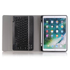 A09B Bluetooth 3.0 Ultra-thin ABS Detachable Bluetooth Keyboard Leather Tablet Case for iPad Air / Pro 10.5 inch (2019), with Pen Slot & Holder