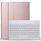 A11 Bluetooth 3.0 Ultra-thin ABS Detachable Bluetooth Keyboard Leather Tablet Case for iPad Air 4 / Air 5 / Pro 11 inch 2022 / 2021 / 2020 / 2018, with Holder, For iPad Air 4 / Air 5 / Pro 11 inch 2022 / 2021 / 2020 / 2018