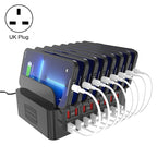 YFY-A55 150W 16 x USB Ports Smart Charging Station with Phone & Tablet Stand, US Plug, YFY-A55