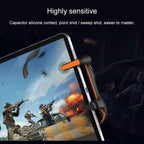Eating Chicken One-button Burst Shooting Game Handle Controller for Tablet PC, 1 Pair
