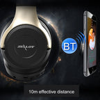 ZEALOT B26T Stereo Wired Wireless Bluetooth 4.0 Subwoofer Headset with 3.5mm Universal Audio Cable Jack & HD Microphone, For Mobile Phones & Tablets & Laptops, Support 32GB TF Card Maximum(Gold)