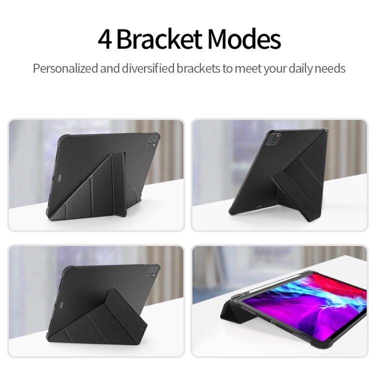 Multi-folding TPU Leather Tablet Case for iPad Pro 11 2022 / 2021 / 2020 / 2018, For iPad Pro 11 2022 / 2021 / 2020 / 2018, For iPad Pro 11 2022 / 2021 / 2020 / 2022, For iPad Pro 11 2022 / 2021 / 2020 / 2021, For iPad Pro 11 2022 / 2021 / 2020 / 2020 ...