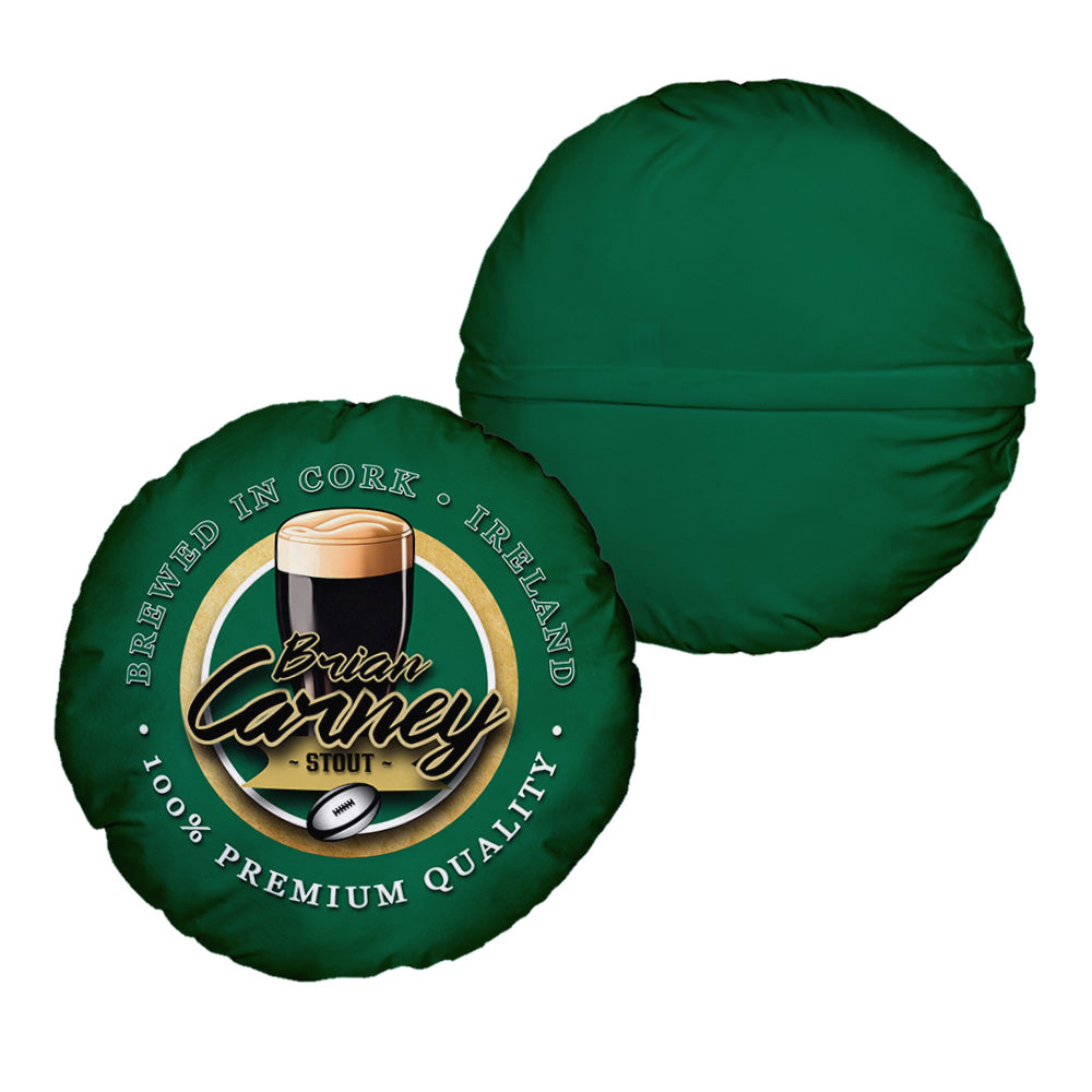 Ireland Rugby League Carney  - Legend Collection - Circle Cushion 14"