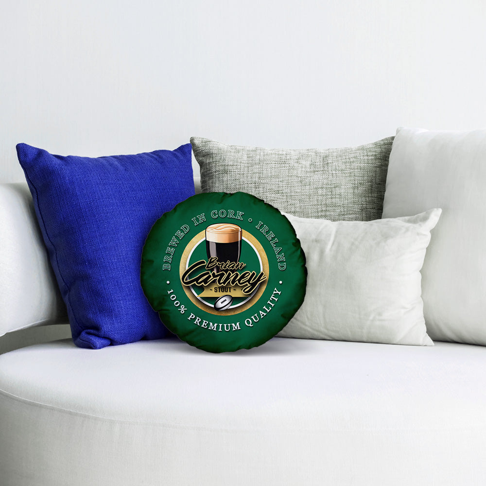 Ireland Rugby League Carney  - Legend Collection - Circle Cushion 14"