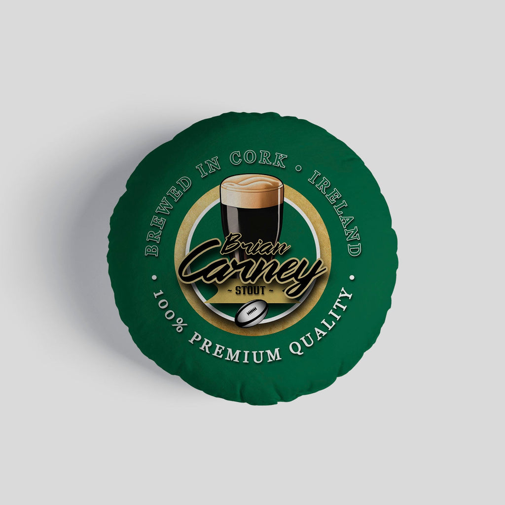 Ireland Rugby League Carney  - Legend Collection - Circle Cushion 14"