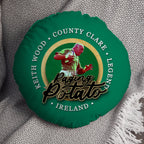 Ireland Rugby Union Potato  - Legend Collection - Circle Cushion 14"