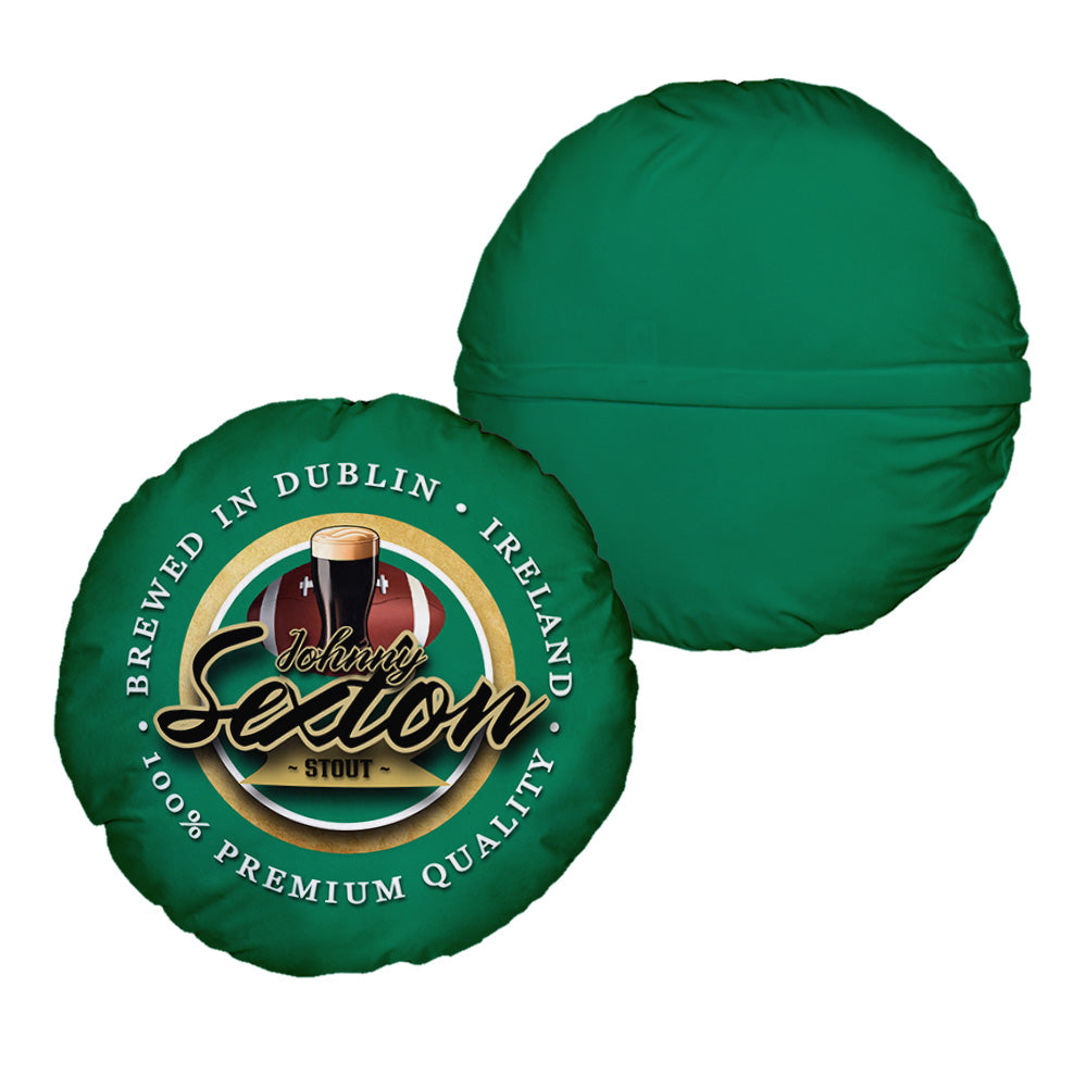 Ireland Rugby Union Sexton  - Legend Collection - Circle Cushion 14"