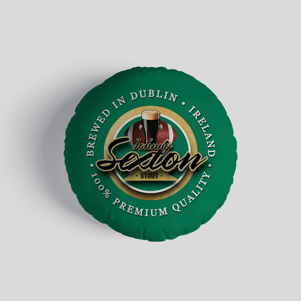 Ireland Rugby Union Sexton  - Legend Collection - Circle Cushion 14"