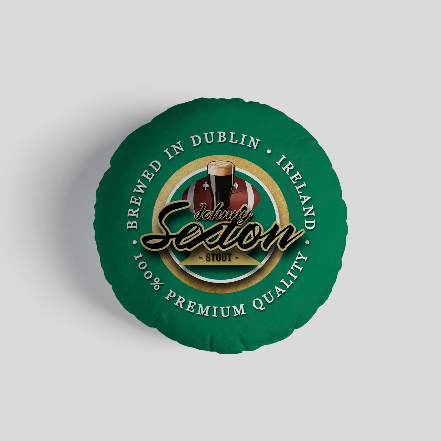 Ireland Rugby Union Sexton  - Legend Collection - Circle Cushion 14"