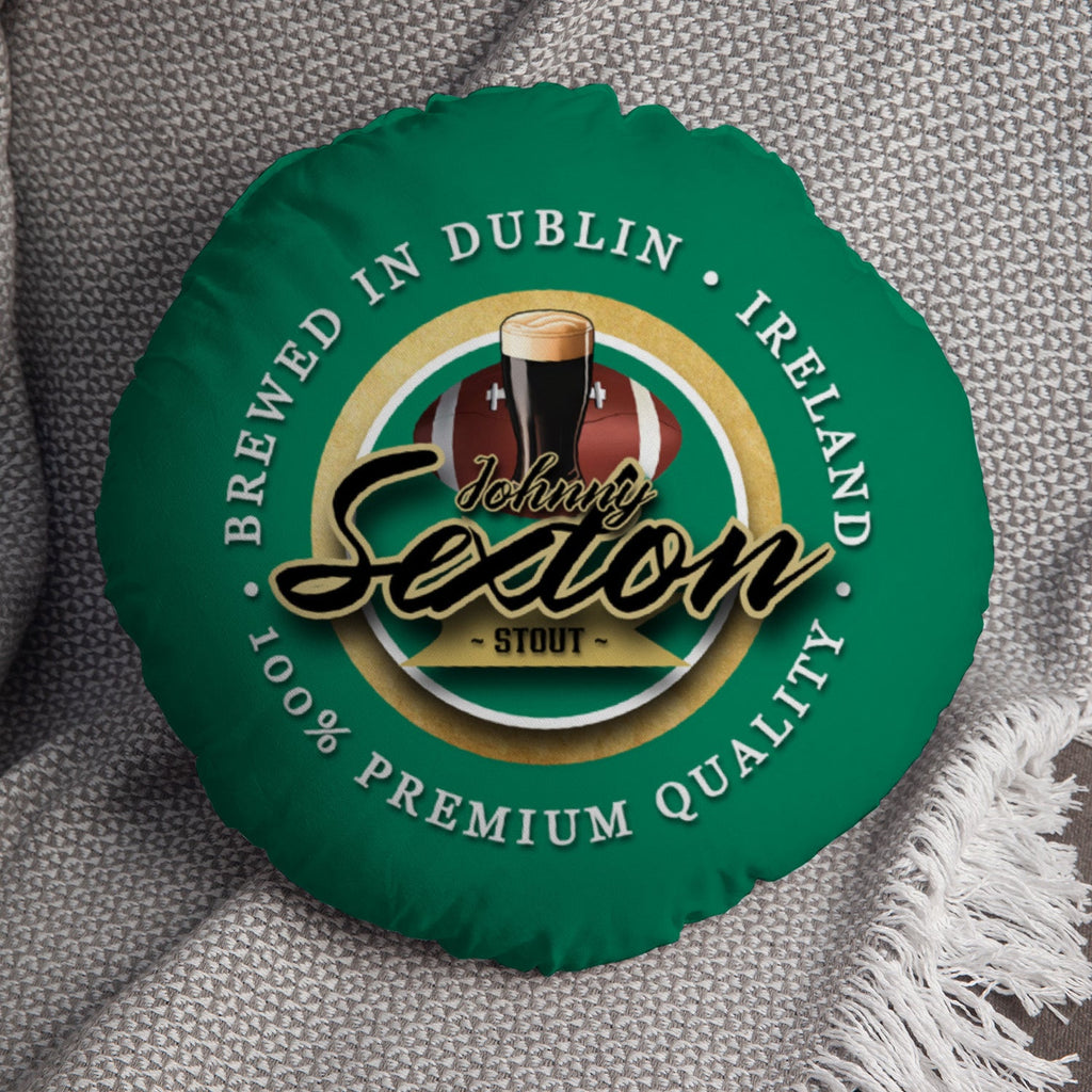 Ireland Rugby Union Sexton  - Legend Collection - Circle Cushion 14"