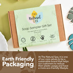 Soap Sampler Gift Set | 8 x 15g Mini Travel Soaps | Natural Handcrafted Letterbox Gift | Vegan, Plastic-Free Skincare