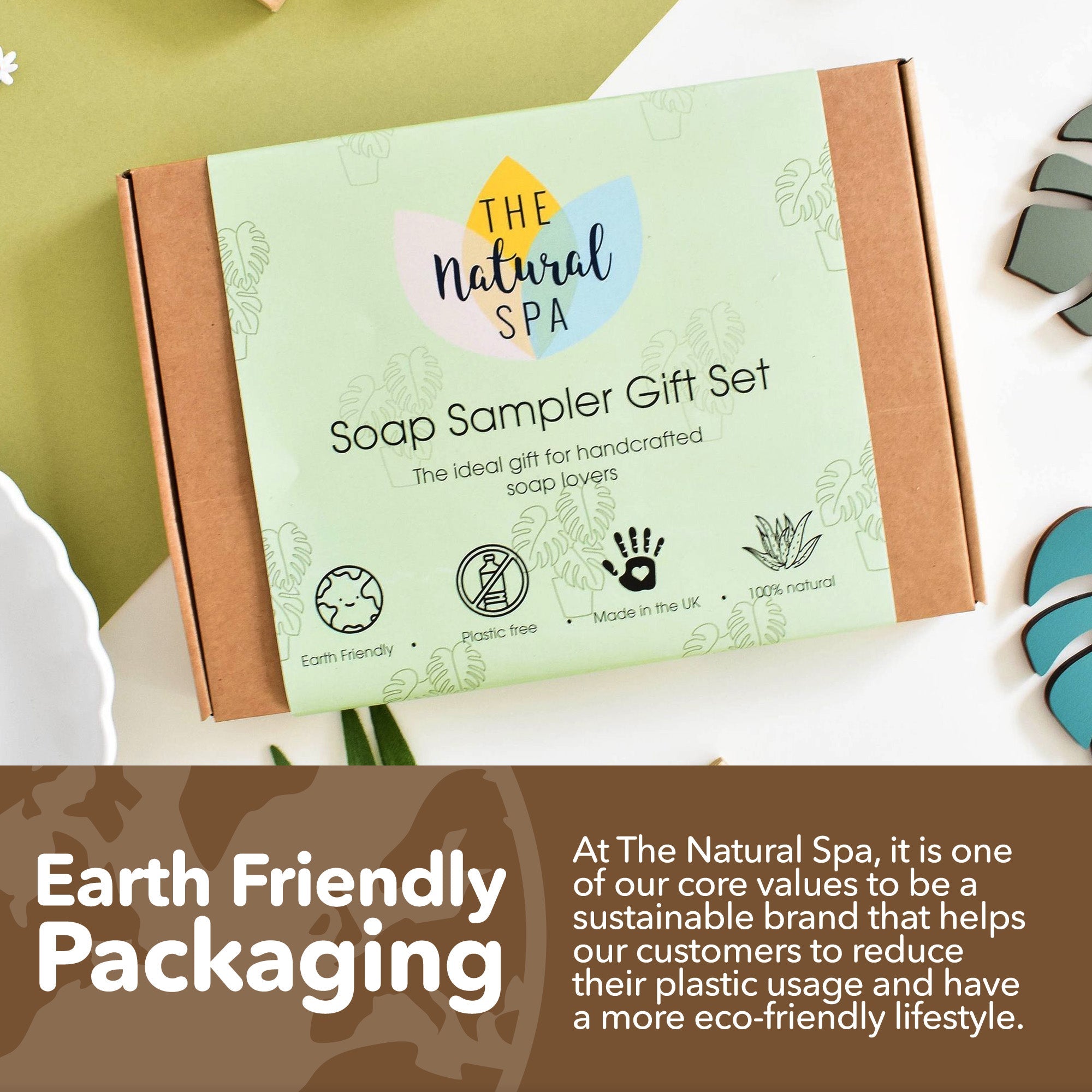 Soap Sampler Gift Set | 8 x 15g Mini Travel Soaps | Natural Handcrafted Letterbox Gift | Vegan, Plastic-Free Skincare