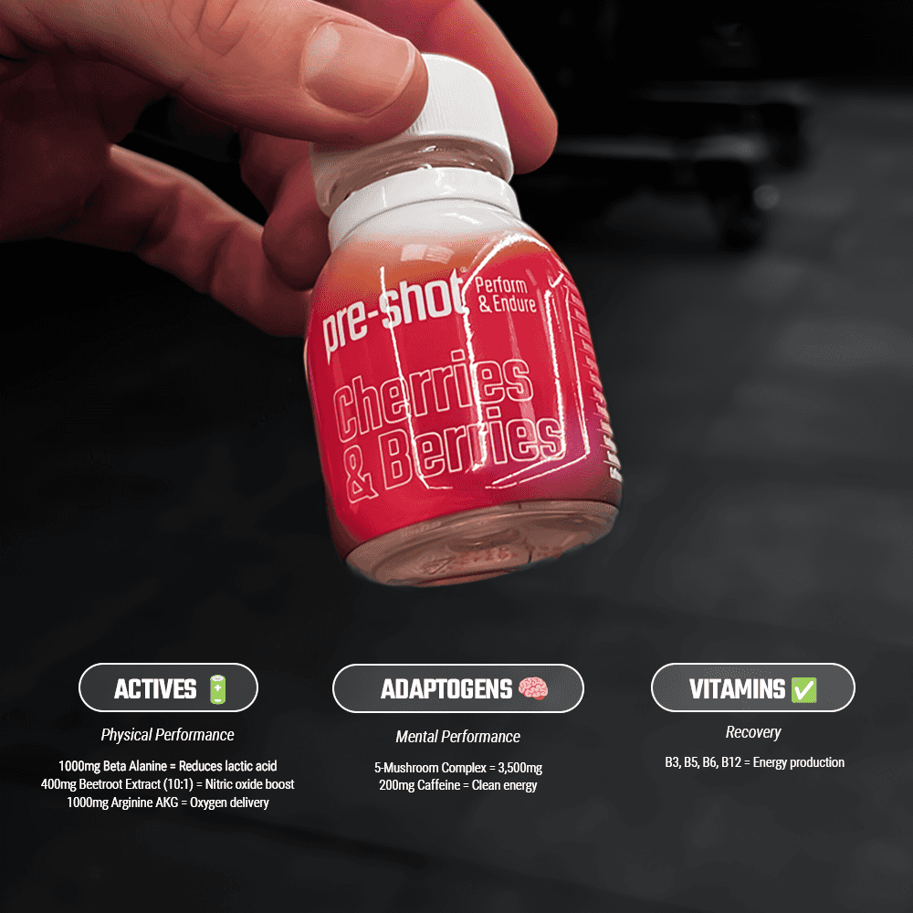 Pre-Workout Shot - Fruit Variety Pack (6 x 60ml)