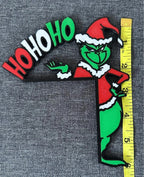 Grinch Door Corner or Light Switch Topper | Christmas Sign | Xmas Decoration | Festive Wall Art