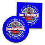 Ipswich FA Cup - Football Coaster - Square Or Circle