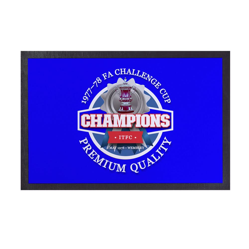Ipswich FA Cup  - Football Legends - Door Mat -60cm X 40cm