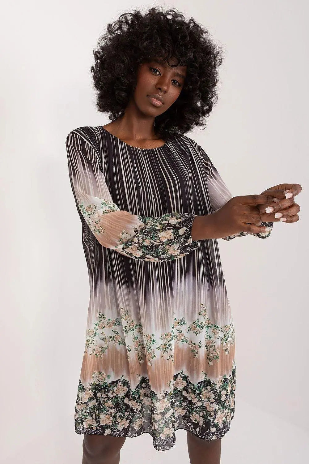 Italy Moda Colorful Printed Daydress