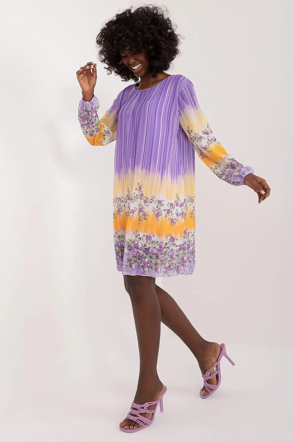 Italy Moda Colorful Printed Daydress