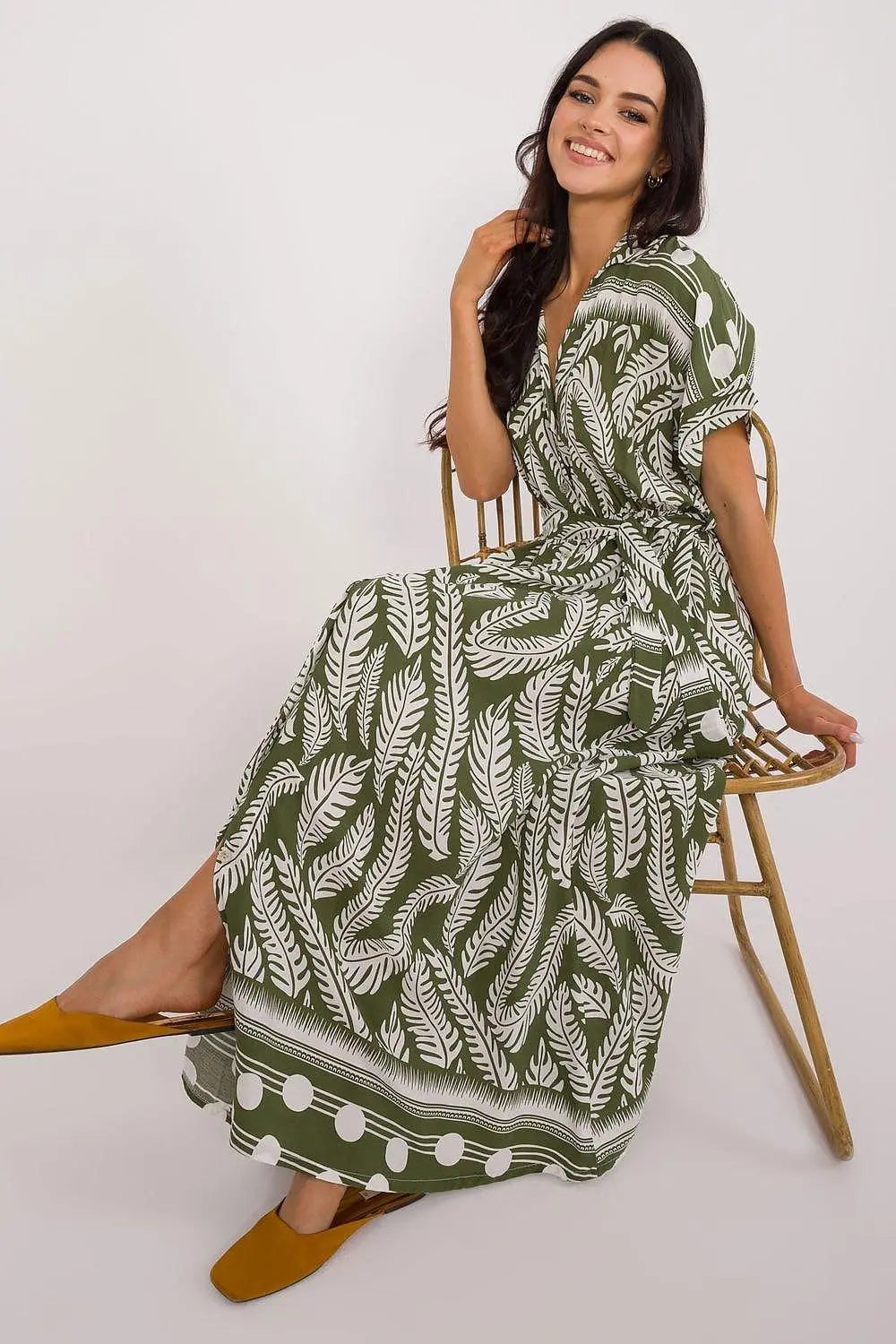 Italy Moda shirt-like cut summer dress