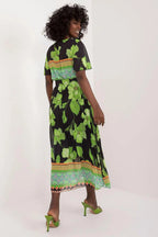 Italy Moda summer daydress with short sleeves in the form of frills