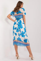 Italy Moda summer daydress with short sleeves in the form of frills