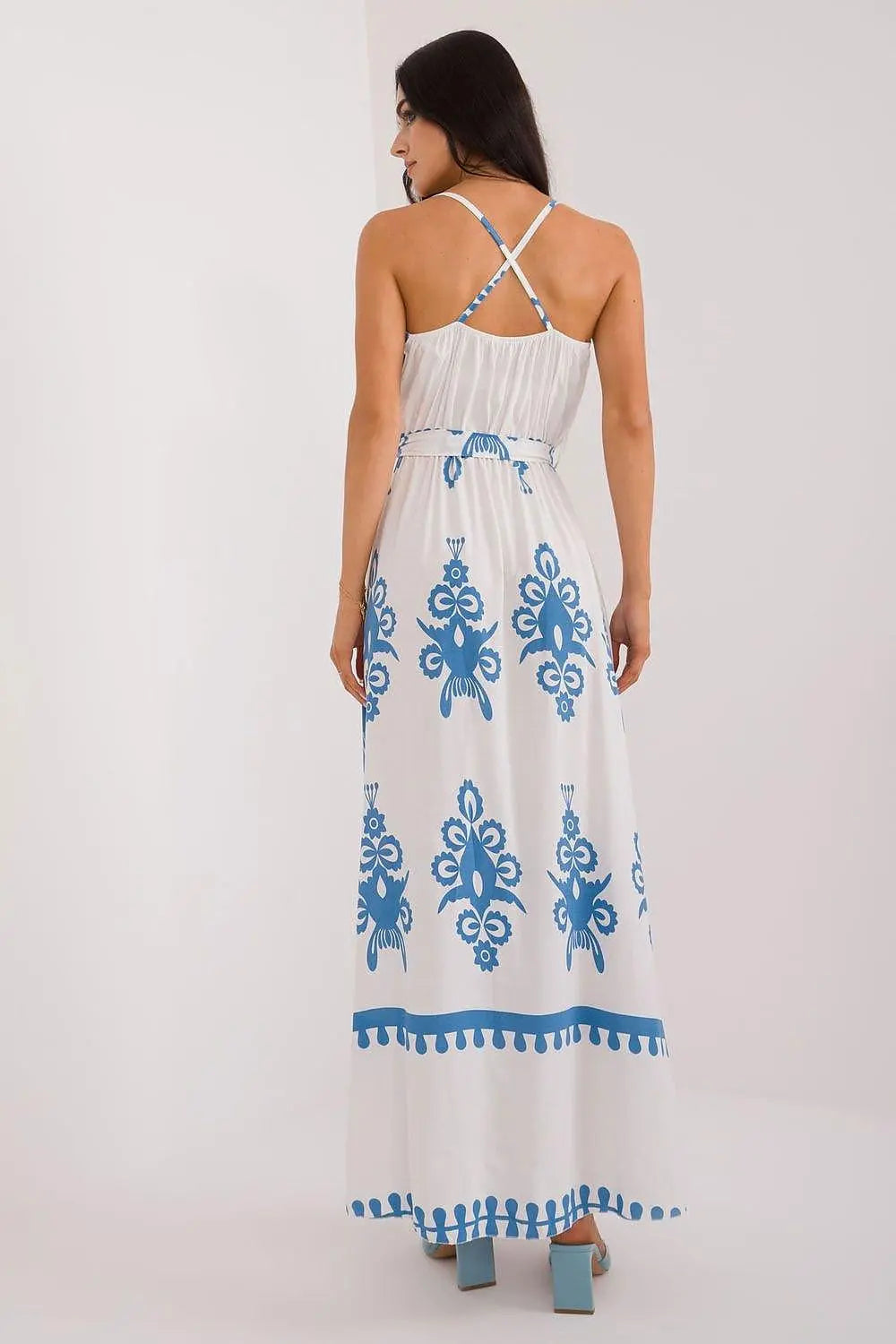 Italy Moda summer flared boho dress