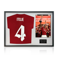 Maro Itoje Signed British & Irish Lions 2025 Shirt Classic Frame