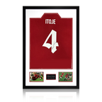 Maro Itoje Signed British & Irish Lions 2025 Shirt Premium Frame