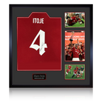 Maro Itoje Signed British & Irish Lions 2025 Shirt Elite Frame