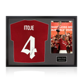Maro Itoje Signed British & Irish Lions 2025 Shirt Classic Frame