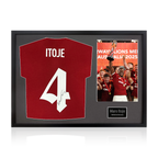 Maro Itoje Signed British & Irish Lions 2025 Shirt Classic Frame