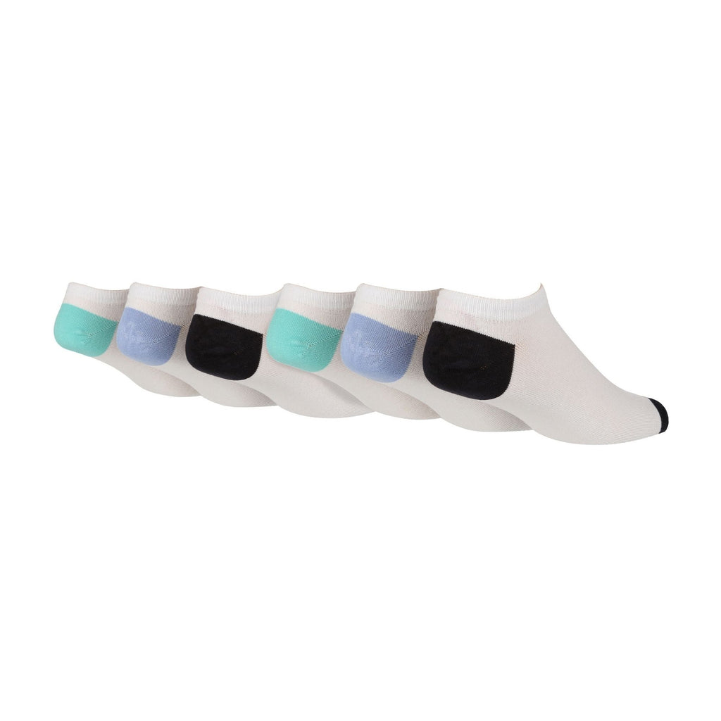 6 Pack Mens Bamboo Trainer Socks: Cushioned Low Cut Style for Active Wear