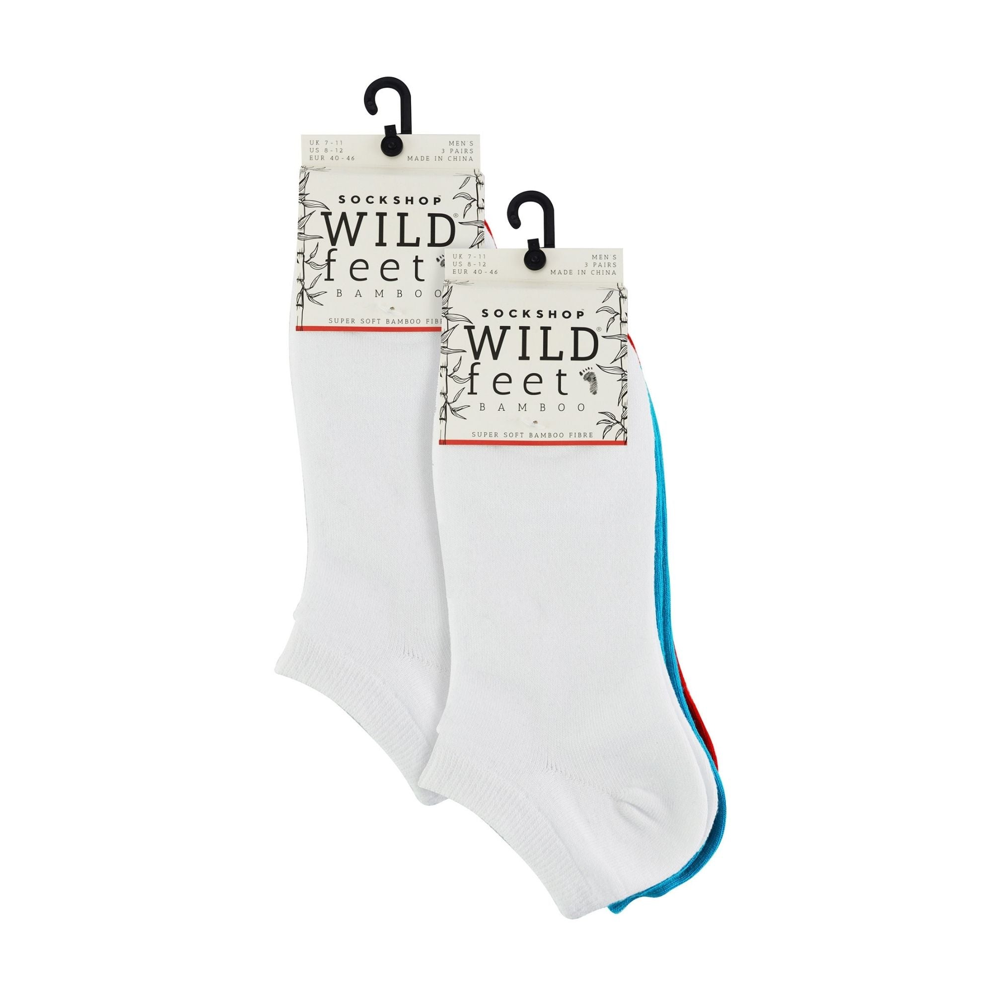 6 Pack Mens Bamboo Trainer Socks: Cushioned Low Cut Style for Active Wear