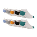 10 Pack Mens Bamboo Trainer Socks | Anti-Slip Cushioned Low Cut Sports Socks