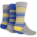 6 Pairs Mens Multipack Bamboo Dress Socks with Stylish Stripes and Polka Dots