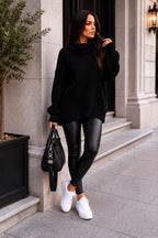 Ladies Polo Knitted Florecent Jumper