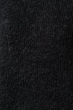 Jenyfer Eyelash Rib Long Sleeve Mini Dress - Black