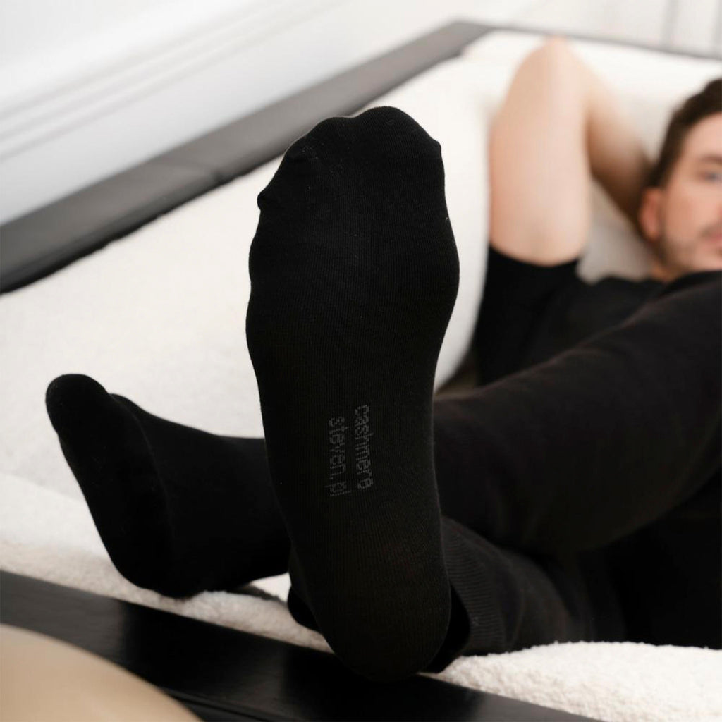 Steven Men’s Cashmere Socks - Soft Warm Everyday Socks