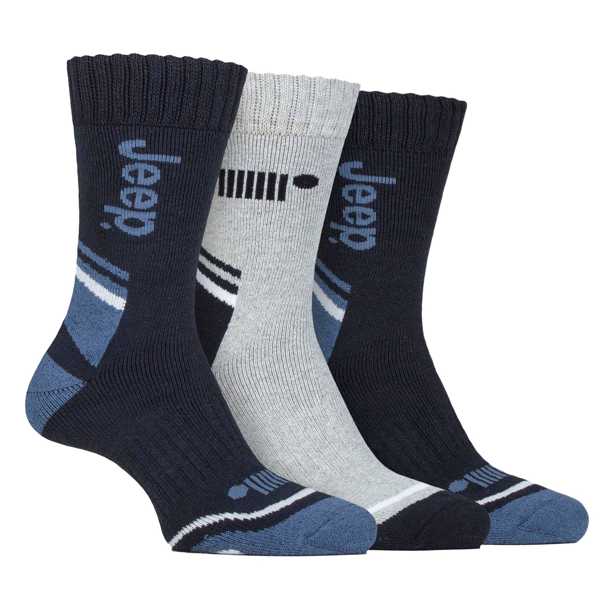 3 Pack Mens Walking Boot Socks | Performance Outdoor Socks for Hiking