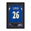 John Terry Signed Chelsea Shirt Premium Frame