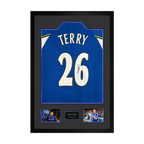 John Terry Signed Chelsea Shirt Premium Frame
