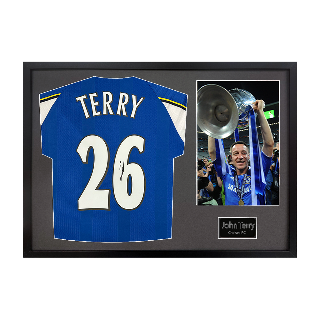 John Terry Signed Chelsea Shirt Classic Frame