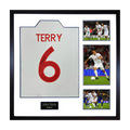 John Terry Signed England Shirt Elite Frame