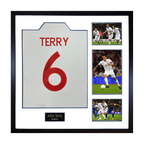 John Terry Signed England Shirt Elite Frame