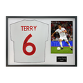 John Terry Signed England Shirt Classic Frame