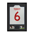 John Terry Signed England Shirt Premium Frame