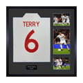 John Terry Signed England Shirt Elite Frame