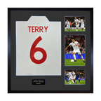 John Terry Signed England Shirt Elite Frame