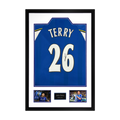 John Terry Signed Chelsea Shirt Premium Frame