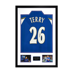 John Terry Signed Chelsea Shirt Premium Frame